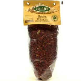 Culinaro, Beans coloured, Фасоль цветная, 400 г