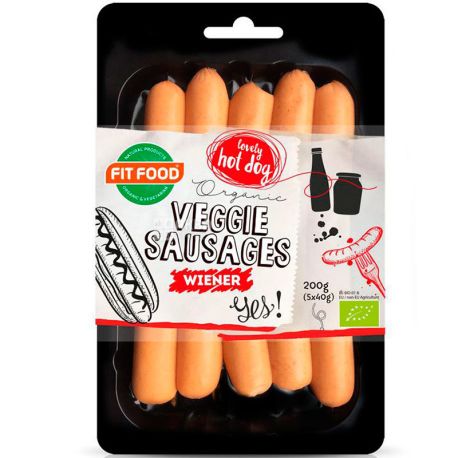 Vegan Deli, Wiener, Сосиски веганские, 200 г