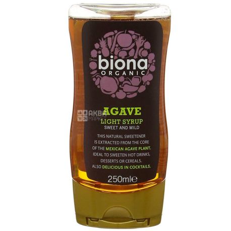 Biona Organic, 250 мл, Сироп из агавы, легкий