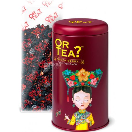 Or Tea, Queen Berry, 100 г, Чай ягодно-фруктовый, органический