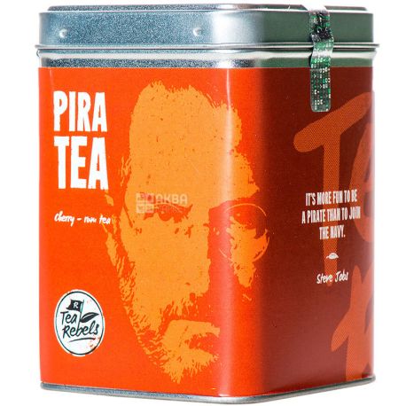 Tea Rebels, Piratea, 100 г, Ти Ребелс, Чай вишнево-ромовий
