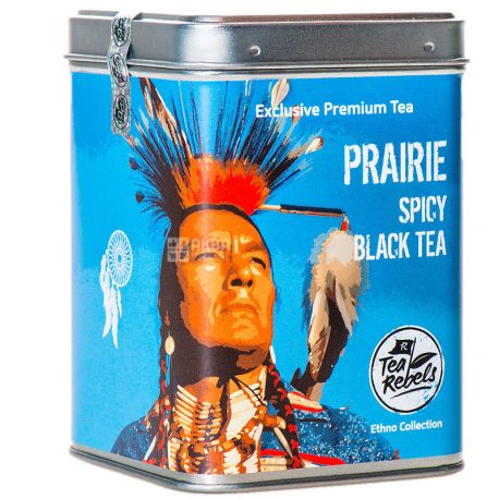 Tea Rebels, Prairie, 100 г, Ти Ребелс, Чай чорний з прянощами