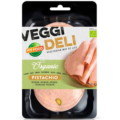  Vegan Deli, Vegan Sliced ​​with Pistachios, 100 g