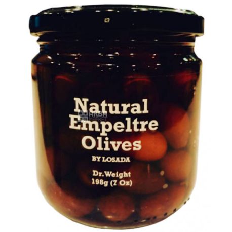 Losada, Empeltre Olives, Оливки маринованные Емпелтре, 345 г