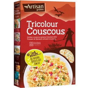 Artisan, Tricolour Couscous, Кус-кус трехцветный, 200 г