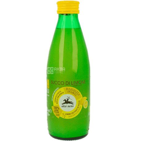 Alce Nero 0,25 л Сок лимонный, органический