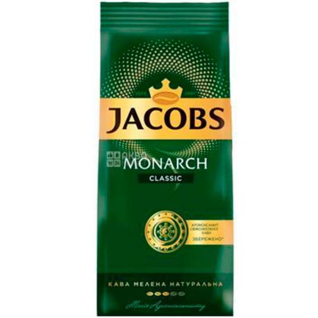 Jacobs Monarch, Classic, 450 г, Кофе Якобз Монарх, средней обжарки, молотый