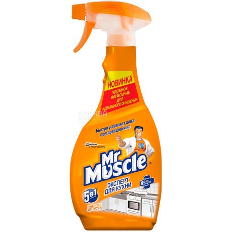 Mr Muscle, 450 мл, Средство для уборки кухни, Энергия цитруса, спрей