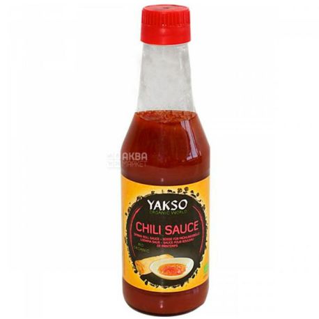 Yakso, 240 г, Яксо, Соус Спрінг Рол Чилі, органічний