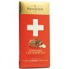 Favarger, Chocolate Lait Noisettes, 100 г, Шоколад Фаваргер, Молочний з карамеллю і фундуком