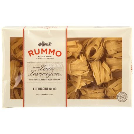 Rummo, Fettuccine N 89, 500 г, Паста Руммо, Феттуччине