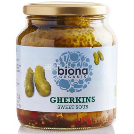 Biona Organic, 350 г, Биона Органик, Огурцы маринованные
