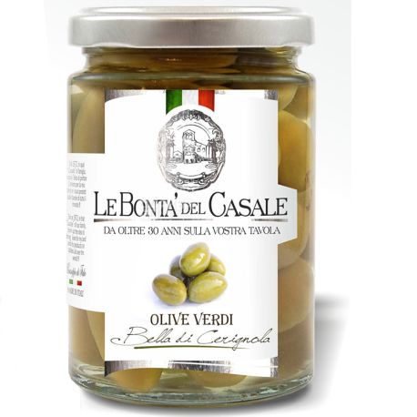 Le Bonta’ del Casale, Bella di Cerignola, 314 мл, Ле Бонта дел Касале, Оливки зеленые