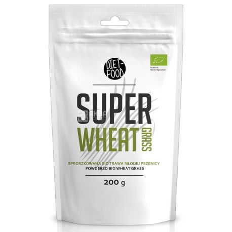 Diet-Food, 200 г, Диет-Фуд, Порошок пророщенной пшеницы, суперфуд, органический