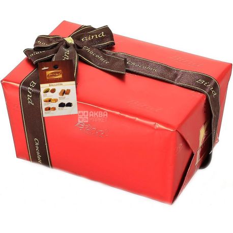 Bind Ballotin Collection, 110 г, Баинд, Конфеты шоколадные, в красной коробке