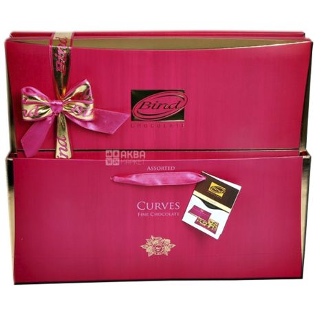 Bind Curves Fine Chocolate, 320 г, Баинд, Конфеты шоколадные, ассорти