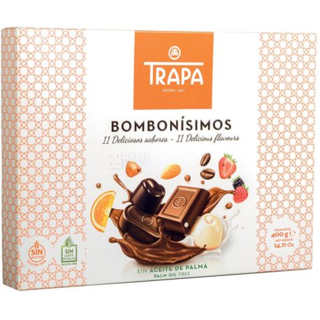 Trapa Bombonisimos, 200 г, Трапа, Цукерки шоколадні, асорті