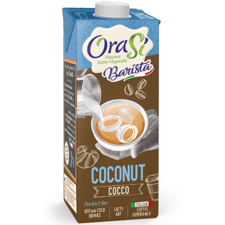 OraSi Barista Сoconut, 1 л, Ораси, Напиток кокосовый с рисом