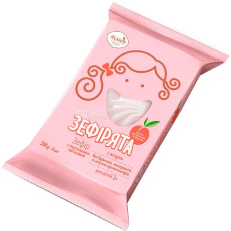 Жако, 300 г, Зефир Зефирята с персиковой начинкой