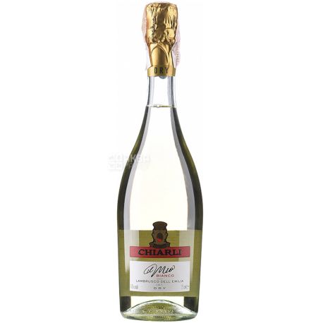 Chiarli, Lambrusco dell 'Emilia Bianco Dry, Вино белое сухое игристое, 0,75 л