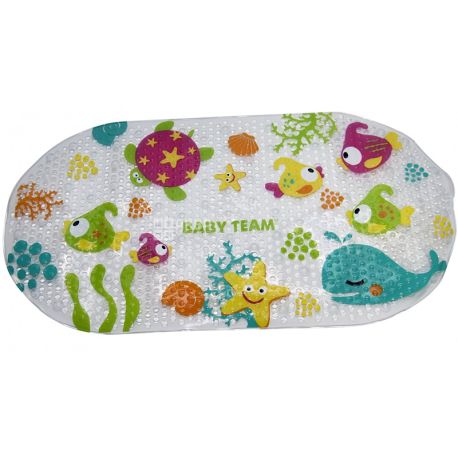 Baby Team, 69.5x38.5 cm, Bath mat, for children, 0+