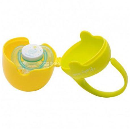 Baby Team, Container for baby dummy, Yellow