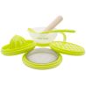 Baby Team, 7 pcs., Set of baby dishes for feeding, multifunctional, from 6 months