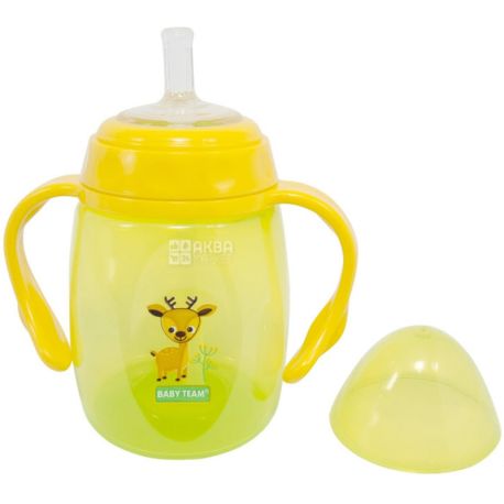 Baby Team, 250 ml, Baby drinker, with handles, 0+