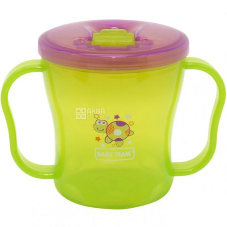 Baby Team, 180 ml, Bowl with handles and a folding spout, from 6 months