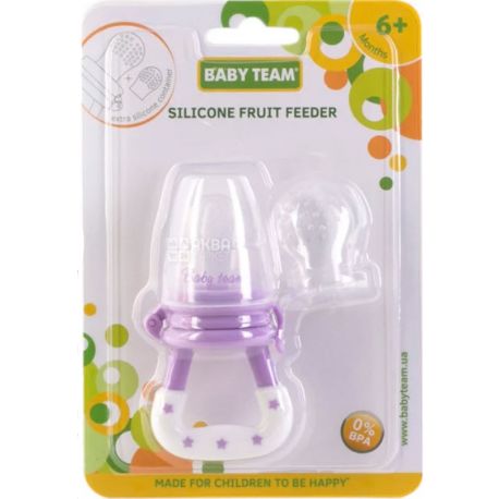Baby Team, Fruit Feeder, Netting, silicone, from 6 months