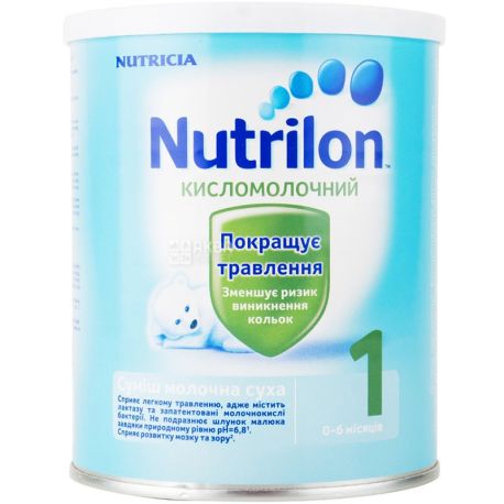 Nutrilon Nutricia 1, 400 г, Молочна суха суміш з 0-6 місяців, кисломолочна