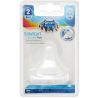Canpol, Round nipple, for a bottle, medium, silicone, from 6 months