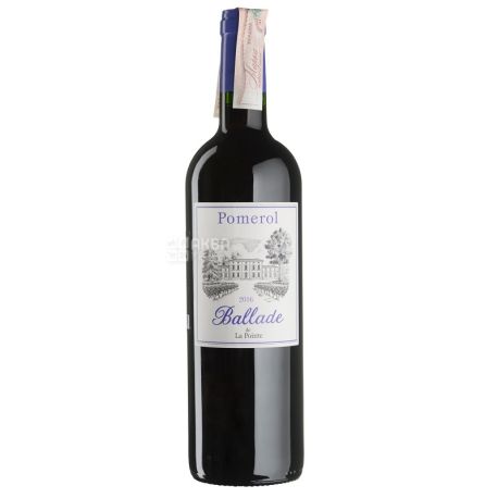 Ballade De La Pointe Chateau La Pointe, Вино красное, сухое, 0,375 л