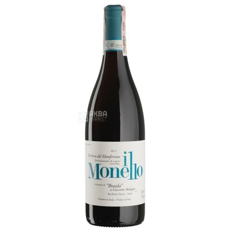 Barbera Del Monferrato Il Monello, Вино червоне, сухе, 0,75 л