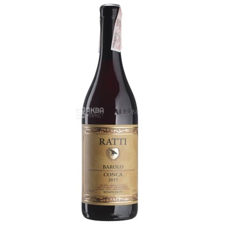 Barolo Conca Renato Ratti, Вино красное, сухое, 0,375 л