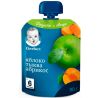 Gerber, 90 г, Гербер, Фруктово-овощное пюре, Яблоко-тыква-абрикос, с 6-ти месяцев