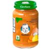Gerber, 190 г, Гербер, Пюре, Говядина по-домашнему с морковью, с кусочками, с 9-ти месяцев