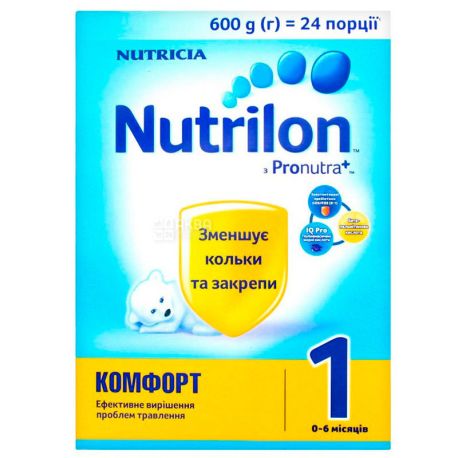 Nutrilon, 600 g, Nutrilon, Comfort 1, milk Powder, 0-6 months