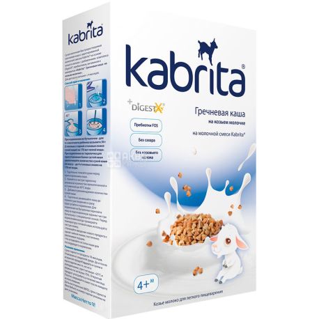 Kabrita, 180 g, Kabrita, buckwheat Milk porridge, from 4 months