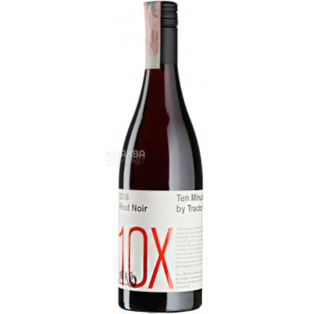 Ten Minutes by Tractor, 10Х Pinot Noir, 2012, Вино красное сухое, 0,75 л