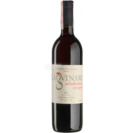 Lagvinari, Aladasturi 2016, Вино червоне сухе, 0,75 л