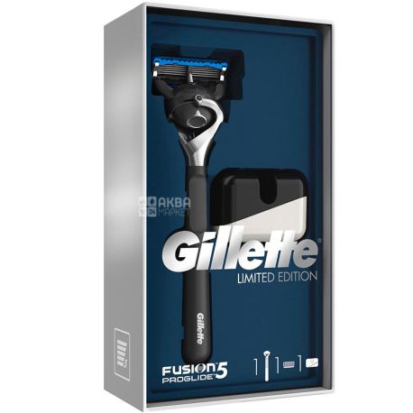 Gillette Fusion5 ProGlide, Подарочный набор для мужчин + подставка для бритвы