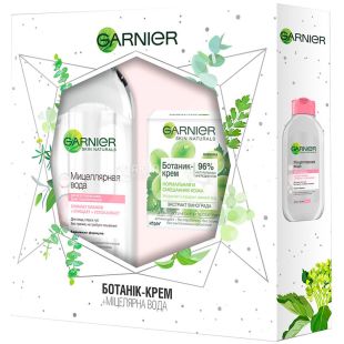 Garnier Skin Naturals, Подарочный набор для женщин, Ботаник-крем 50 мл и Мицеллярная вода 400 мл