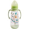 Lindo, Li 125, 250 ml, Bottle with handles and a silicone pacifier, from 3 months