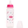 Lindo, Li 143, 250 ml, Round bottle, with silicone nipple, 0+