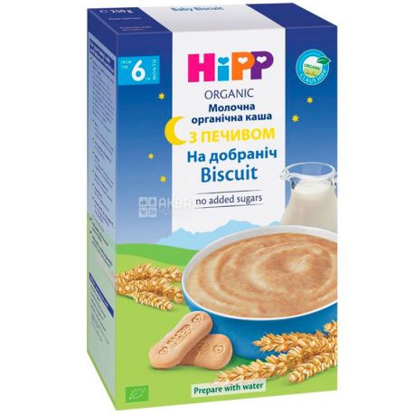 Hipp, 250 g, Hipp, Milk porridge with cookies, from 6 months