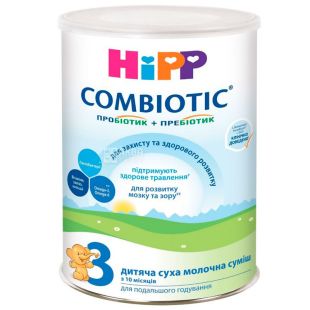 Hipp Combiotic 3, 750 г, Хипп, Смесь сухая молочная, с 10 месяцев