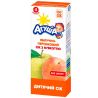 Agusha, 200 ml, Juice for children Apple-Peach, with pulp, from 5 months