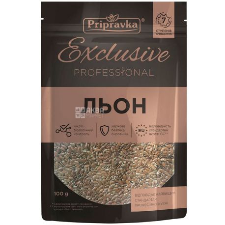 Pripravka, Exclusive Professional, 100 g, Seasoning, Flax Seeds