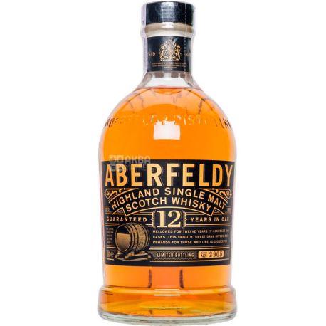 Aberfeldy, Виски односолодовый, 12 лет, 0,7 л 